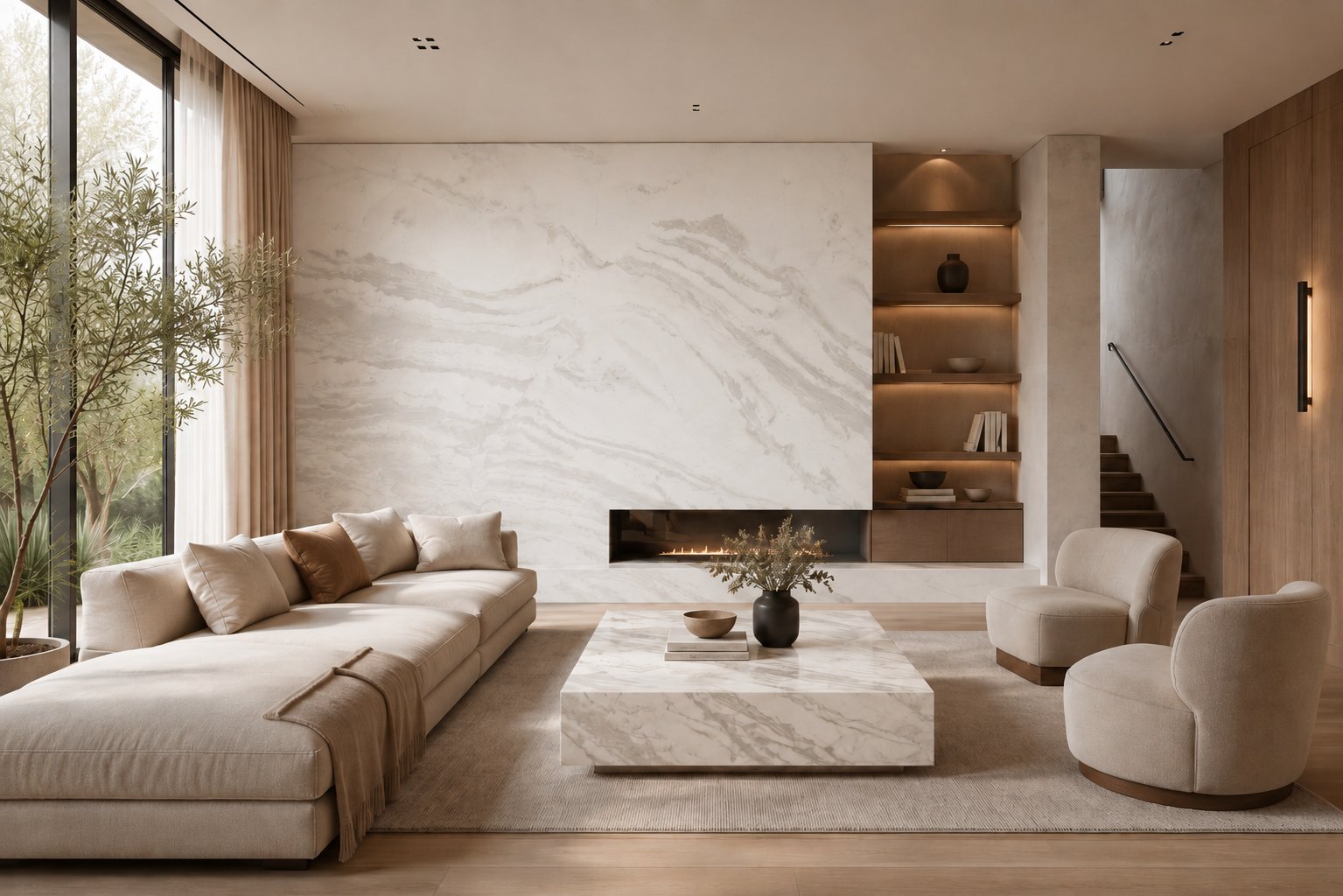 Calacatta Dolomiti — interior render