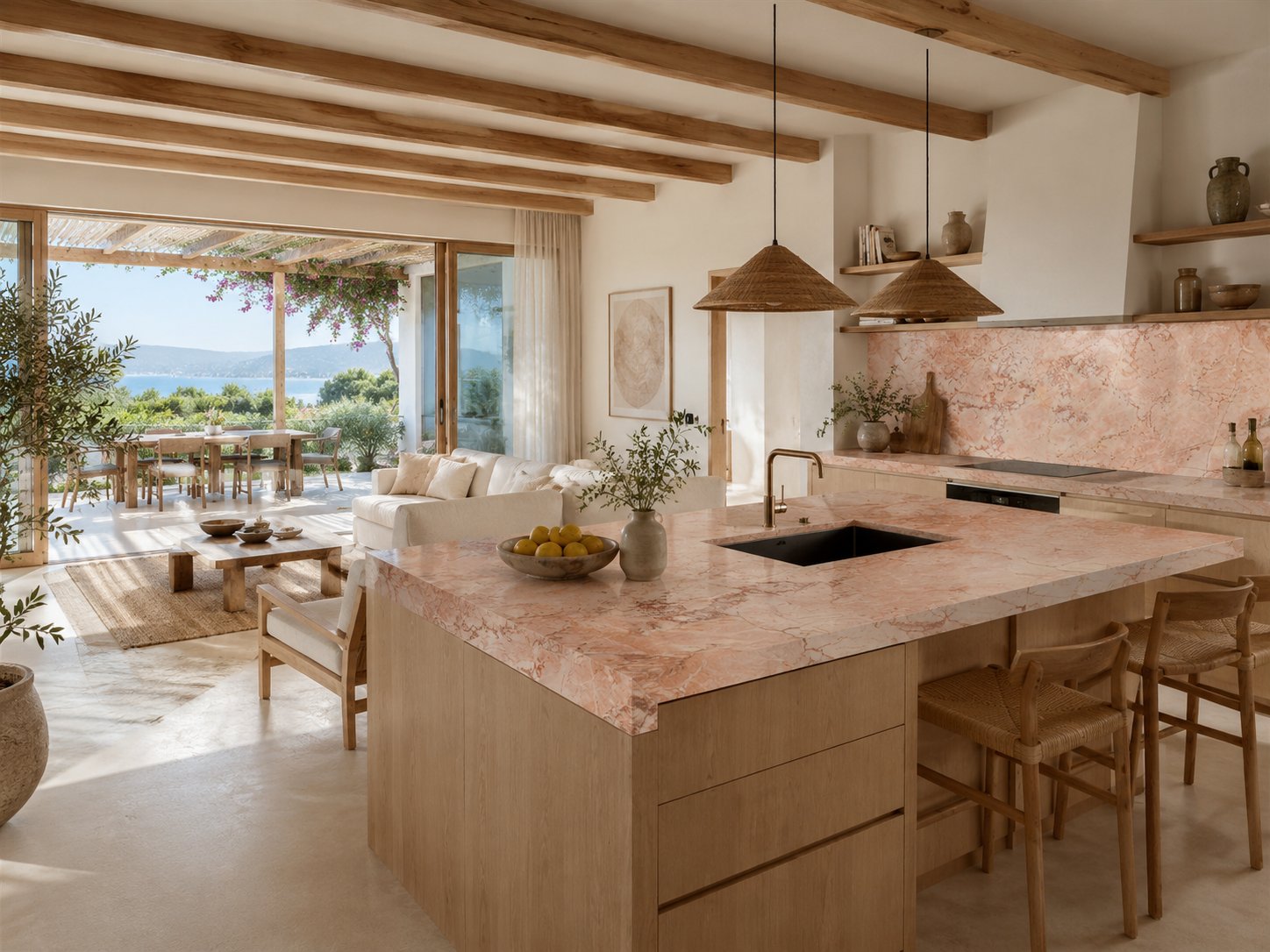 Sunset Pink — interior render
