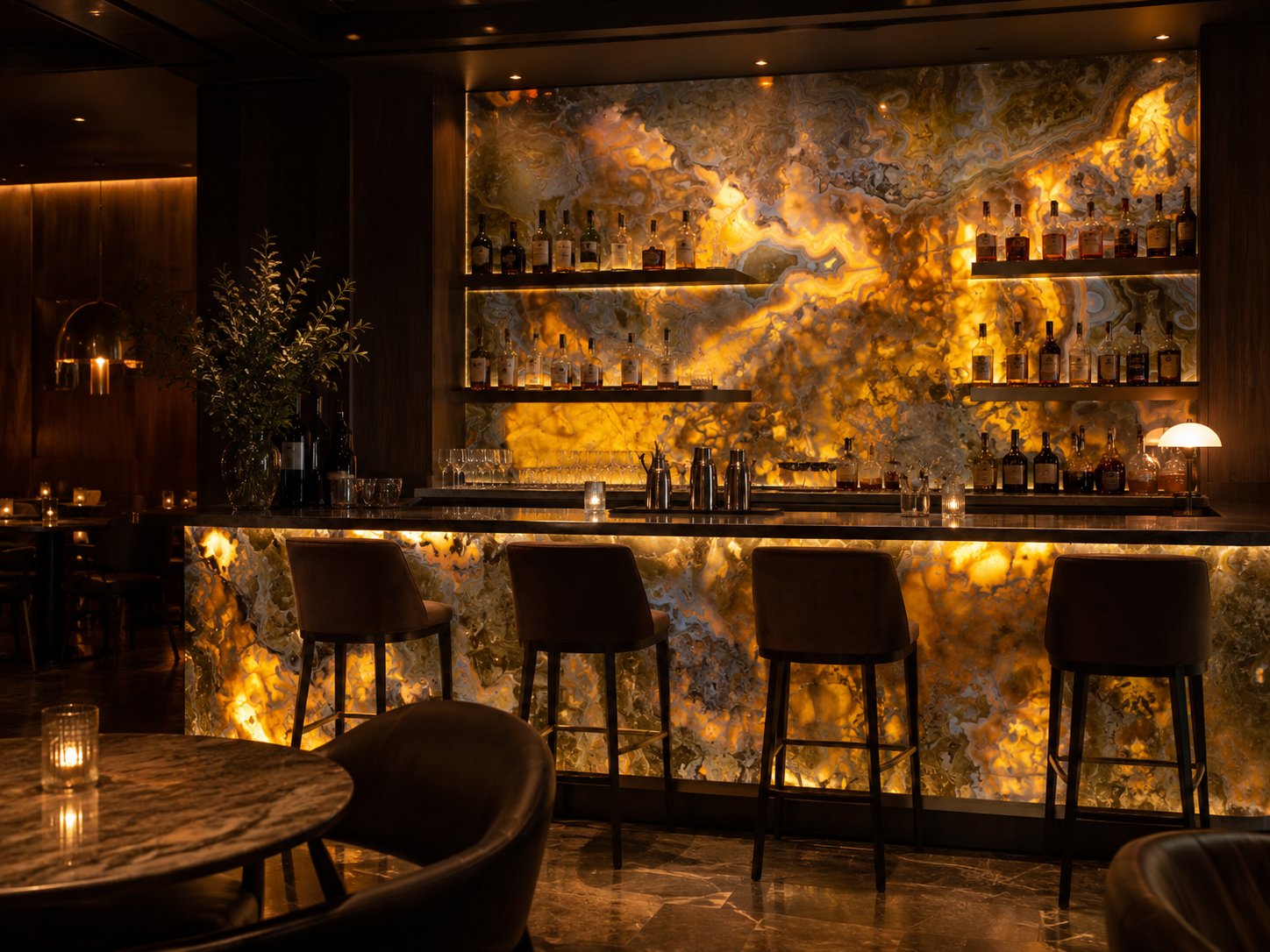 Golden Cloud Onyx — interior render